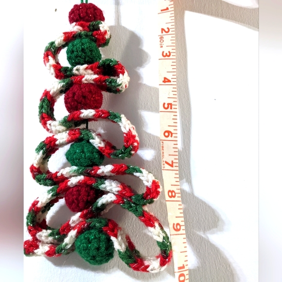 🎄NEW Christmas Tree Ornament Decoration HANDCRAFTED Crochet - Picture 4 of 7